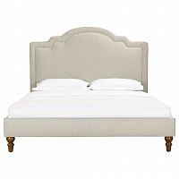 кровать двуспальная 160х200 бежевая cassis upholstered в Уфе