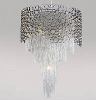 подвесной светильник crystal lux hauberk sp-pl8 d60 матовый никель в Уфе