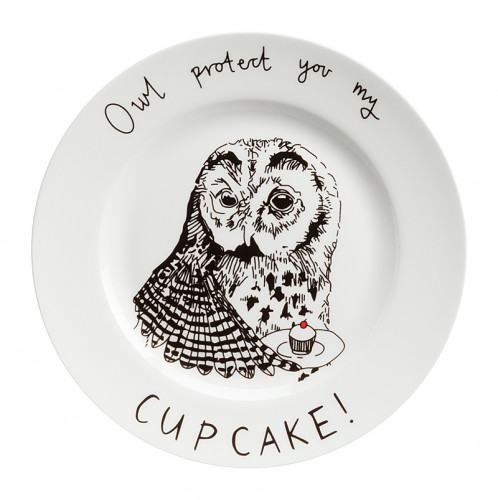 тарелка owl protect you my cup cake в Уфе