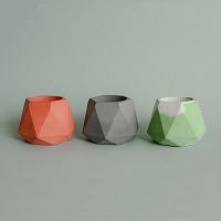 подсвечник из бетона под мрамор eco линту, 6 см в Уфе