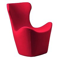 кресло papilio lounge chair красное в Уфе