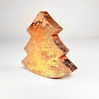 украшение новогоднее ель золотая golden tree, 15х14х2,5 см в Уфе