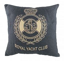 подушка с гербом королевского royal yacht club denim в Уфе