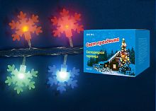 светодиодная гирлянда «снежинки-3» 700см (07936) uniel uld-s0700-050/dta multi ip20 snowflakes-3 в Уфе