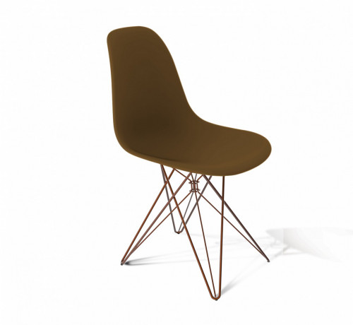 стул dsr коричневый s50 (eames style) в Уфе