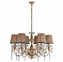 подвесная люстра crystal lux alegria sp6 gold-brown в Уфе