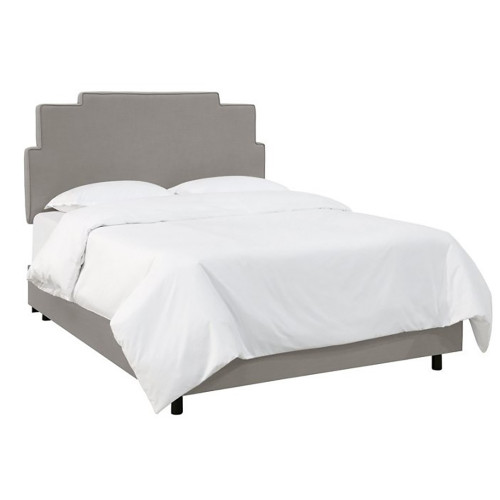 кровать двуспальная 180х200 серая paxton gray linen в Уфе