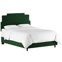 кровать двуспальная 180х200 зеленая paxton emerald velvet в Уфе