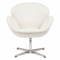 кресло swan chair белое в Уфе