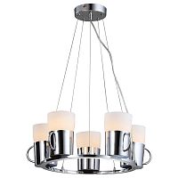 подвесная люстра arte lamp brooklyn a9484sp-5cc хром в Уфе