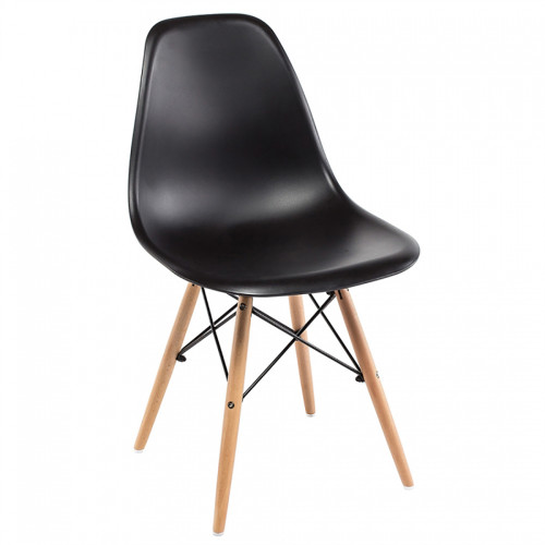 стул деревянный eames pc-015 black в Уфе