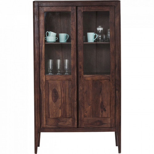 шкаф-витрина brooklyn walnut коричневый 100x40 в Уфе