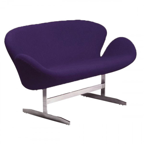 диван swan sofa прямой фиолетовый в Уфе