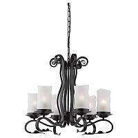 подвесная люстра arte lamp scroll a7915lm-6bk в Уфе