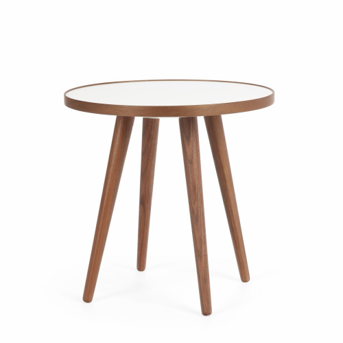 стол кофейный sputnik white and brown коичневый в Уфе