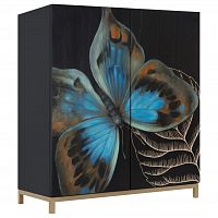 комод butterfly черный в Уфе