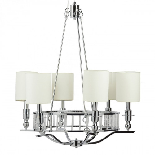 люстра easton light chandelier хром, бежевая в Уфе