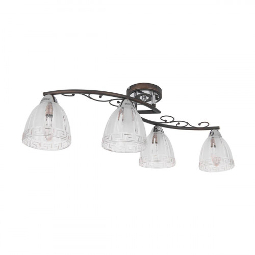 потолочная люстра idlamp nield 232/4pf-blackchrome в Уфе