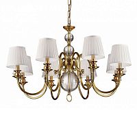 люстра newport 8 от delight collection белая/прозрачная/бронзовая в Уфе