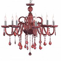 подвесная люстра ideal lux giudecca sp8 rosso в Уфе