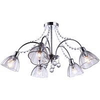 потолочная люстра arte lamp silenzio a9559pl-5cc хром в Уфе