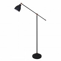 торшер arte lamp braccio a2054pn-1bk в Уфе