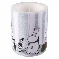 свеча большая moomin зимнее путешествие, 8 см в Уфе