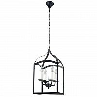 дизайнерская подвесная люстра spot light cage 9500404 черная в Уфе