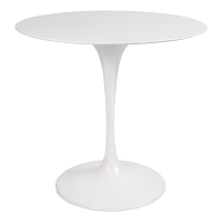 стол eero saarinen style tulip table top mdf d80 глянцевый белый в Уфе