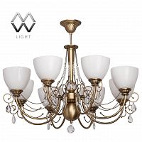 подвесная люстра mw-light фелиция 347016608 белая в Уфе