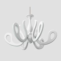 потолочная светодиодная люстра ambrella light orbital classic fk81/6 wh 292w d640 белая в Уфе