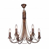 подвесная люстра toplight lucinda tl7350d-06br в Уфе