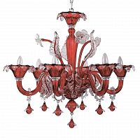 подвесная люстра ideal lux ca vendramin sp6 rosso в Уфе