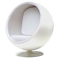 кресло eero ball chair белое в Уфе