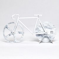 нож для пиццы из нержавеющей стали the fixie, белый мрамор в Уфе