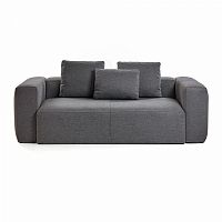 диван blok sofa 2 темно-серый от la forma (ex julia grup) в Уфе