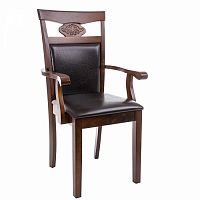 стул деревянный кресло luiza dirty oak / dark brown в Уфе