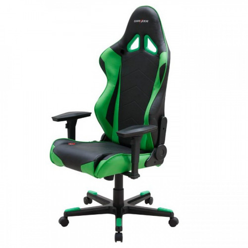 кресло геймерское dxracer racing черно-зеленое в Уфе