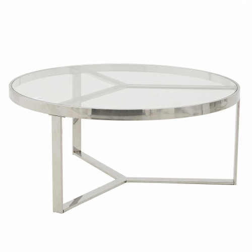 стол silver glass серебристый, прозрачный в Уфе